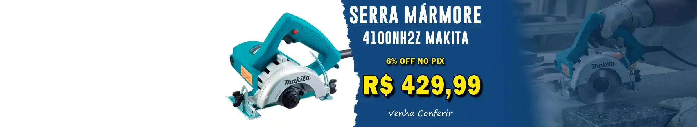 Serra Mármore Makita 4100NH2Z 220V 1.450W