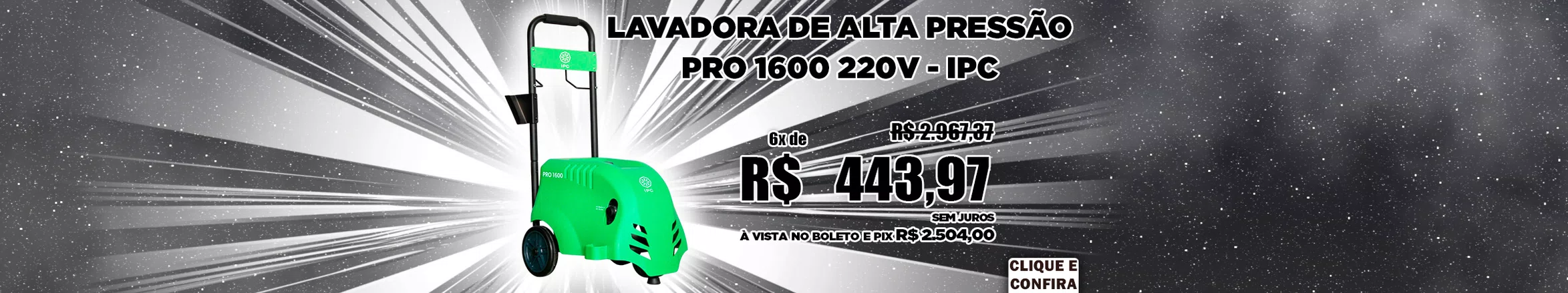 Lavadora de Alta Pressão PRO 1600 220V - IPC Lavadora de Alta Pressão PRO 1600 220V - IPC