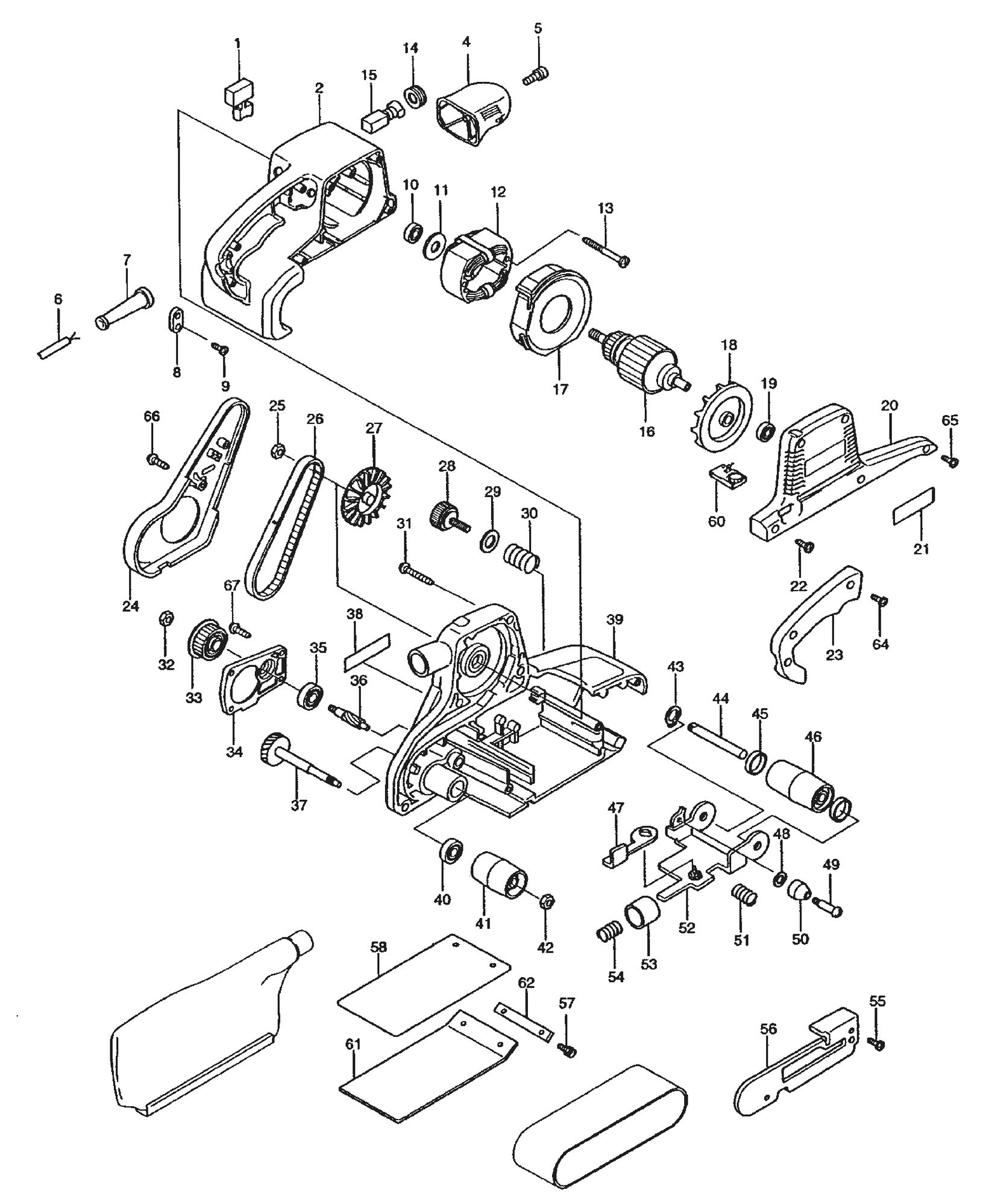 Lixadeira de Cinta 9404 - Makita