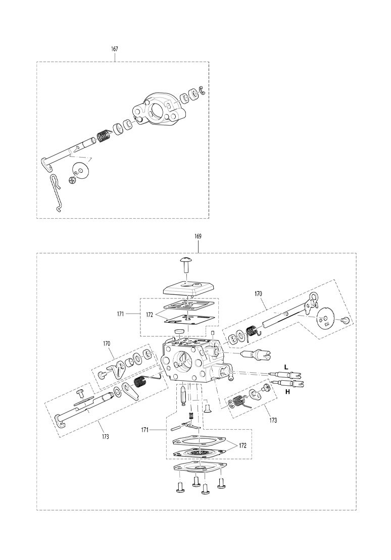 Motosserra à Gasolina 61CC EA6100P - Makita