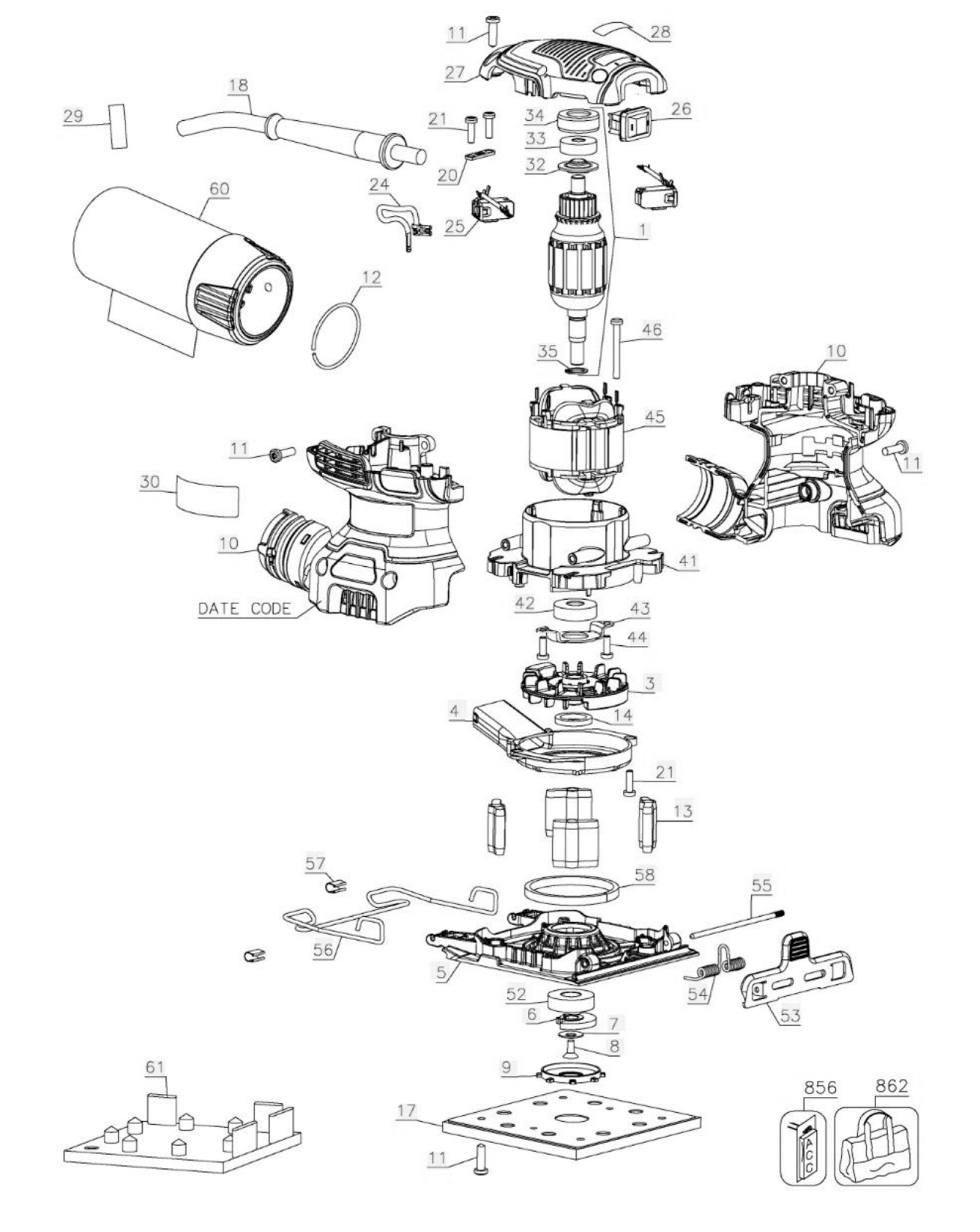 Lixadeira Orbital DWE6411-BR - Dewalt