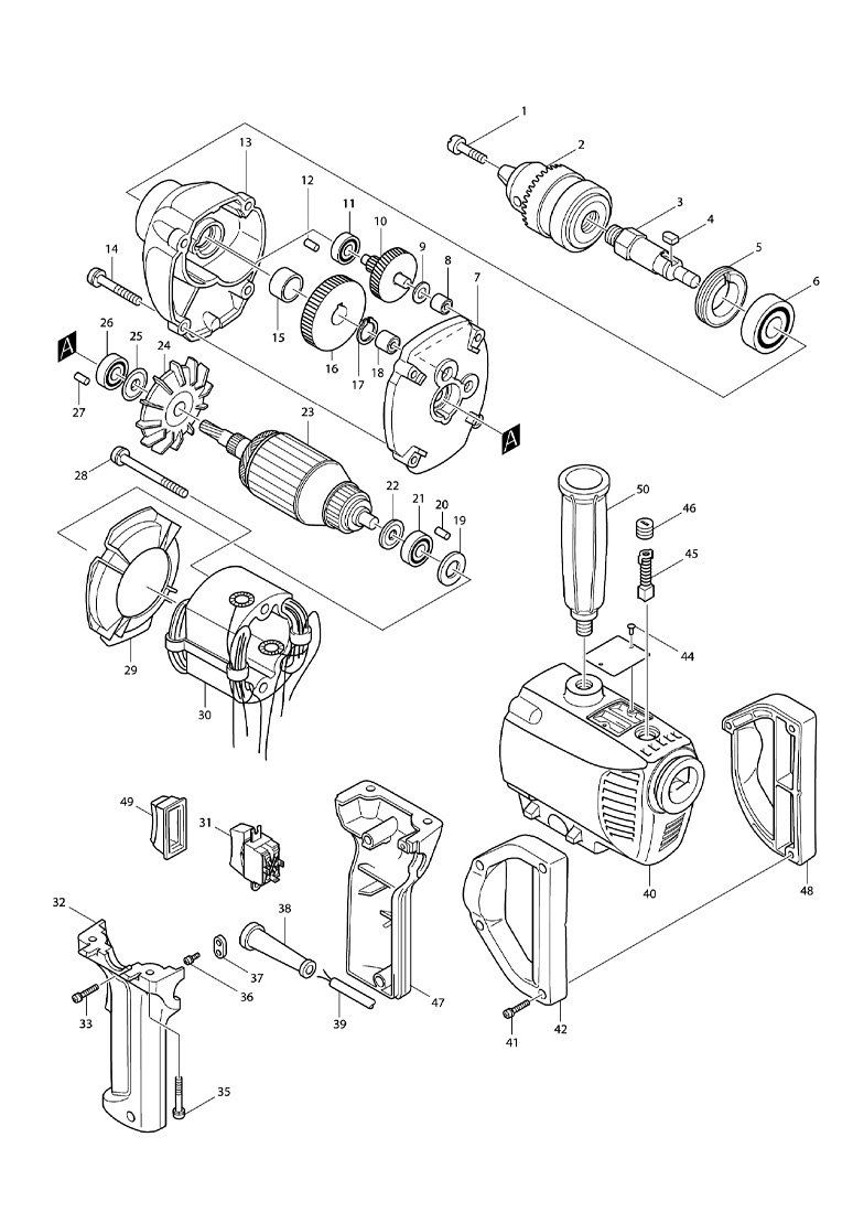 Furadeira de Impacto 5/8" 6016BR - Makita