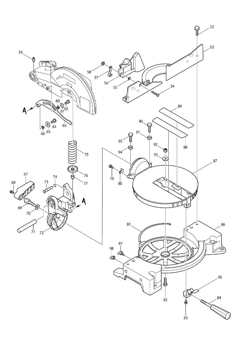 Serra de Esquadria 1650W LS1040 - Makita