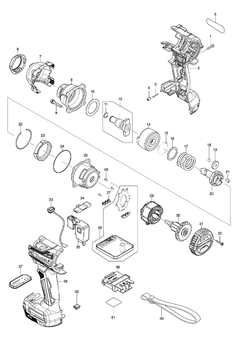 Chave de Impacto à Bateria 18V LXT DTW300 - Makita
