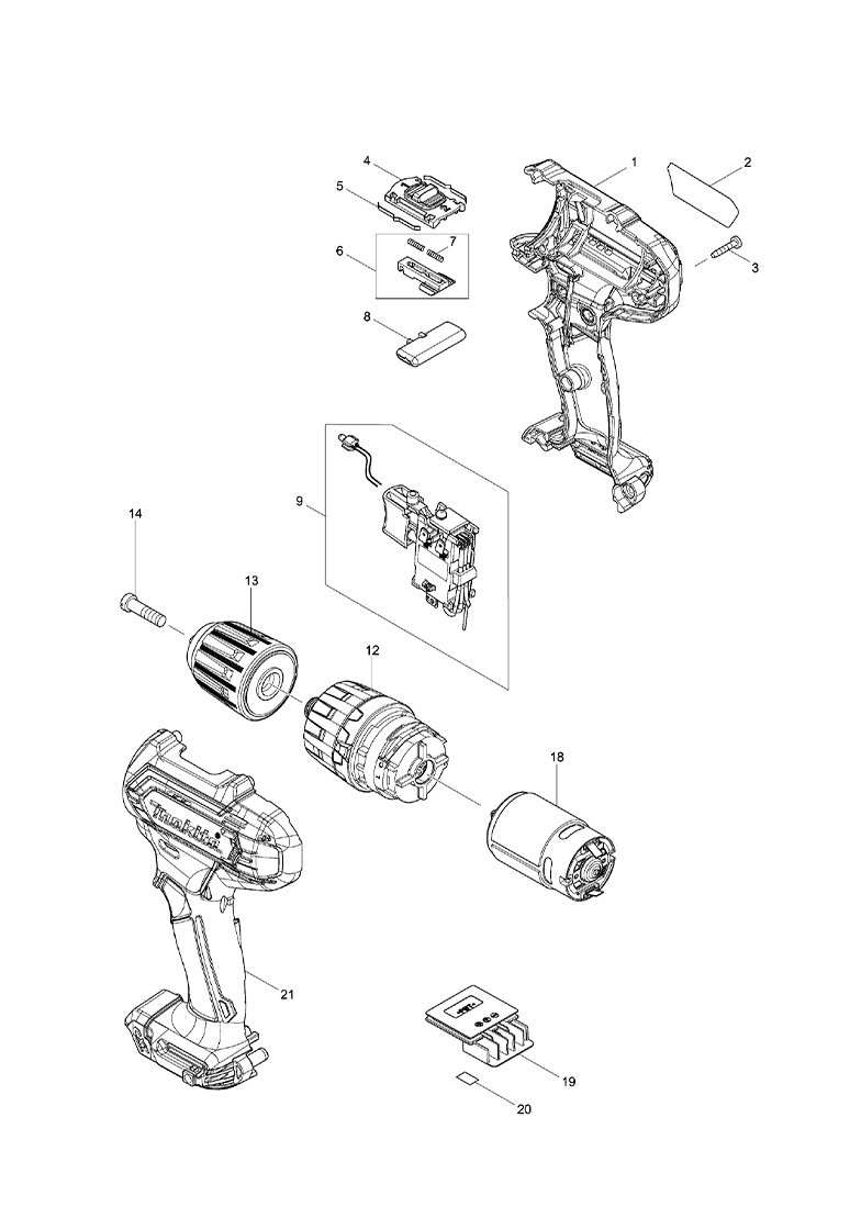 Parafusadeira/Furadeira de Impacto HP333 - Makita