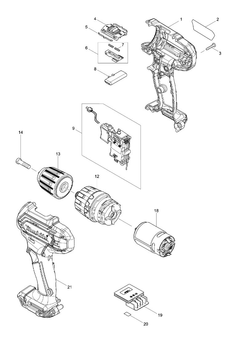 Parafusadeira/ Furadeira de Impacto HP333D - Makita