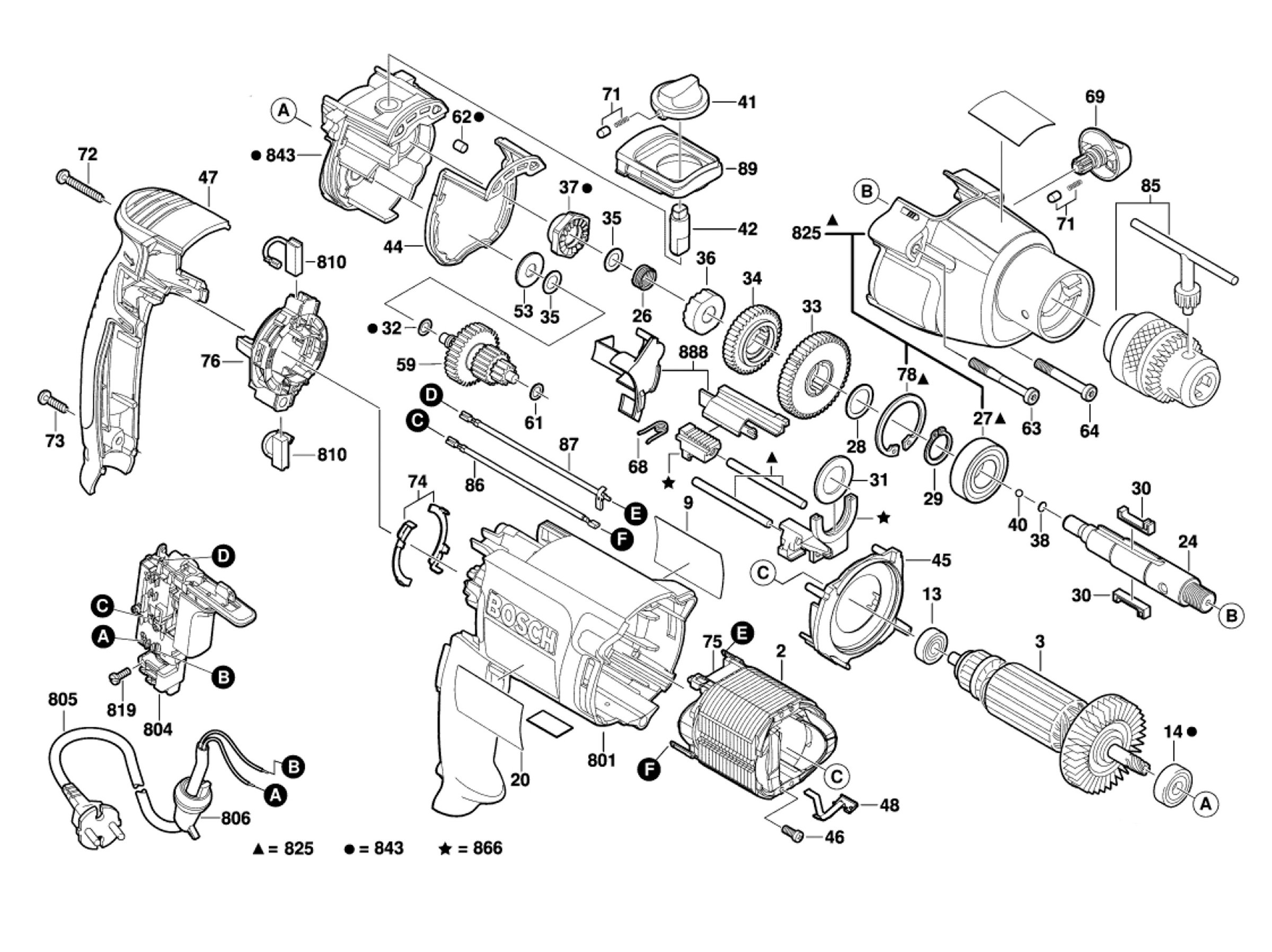 Furadeira de Impacto GSB20 - Bosch