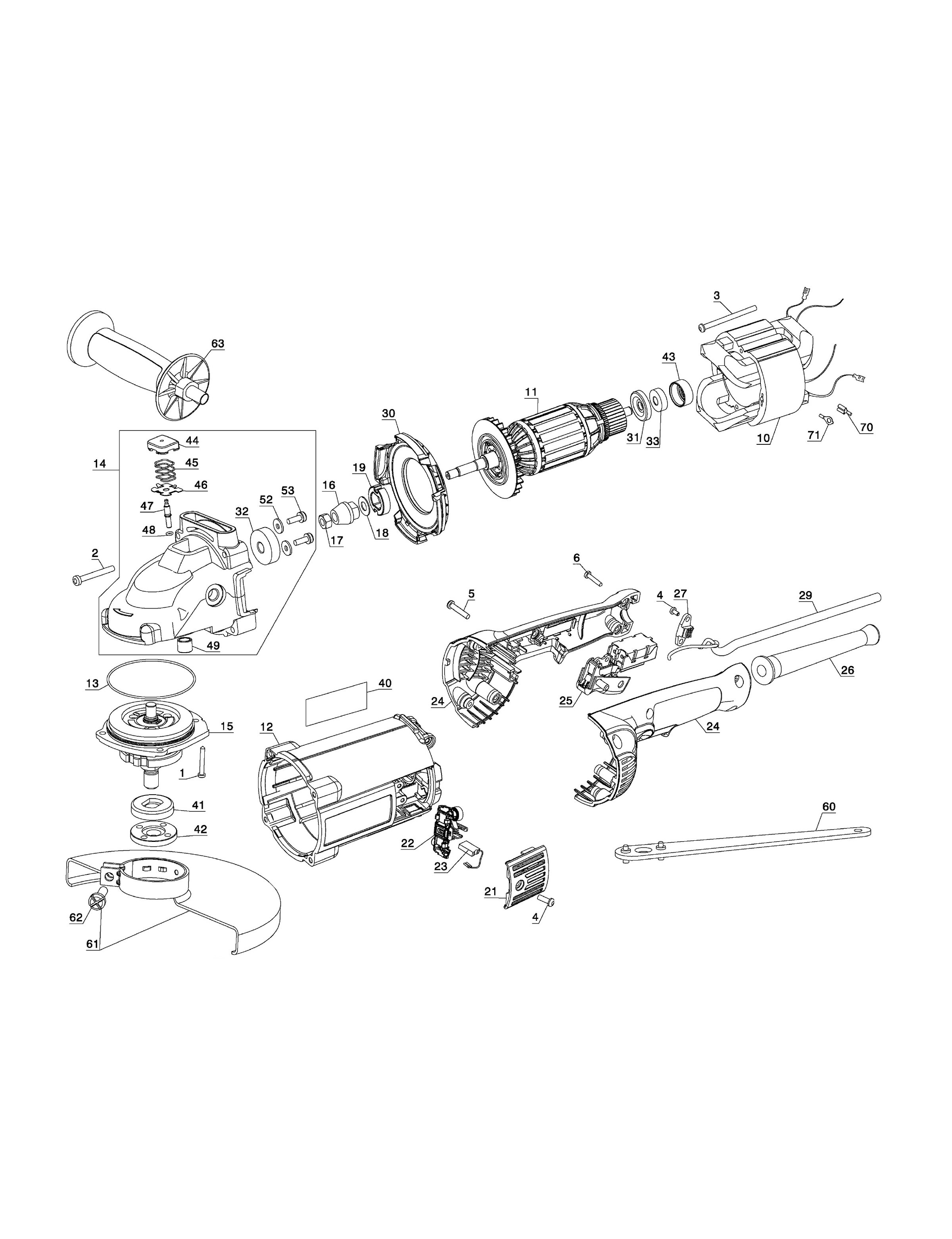 Esmerilhadeira Angular 7" D28491-B2 - Dewalt