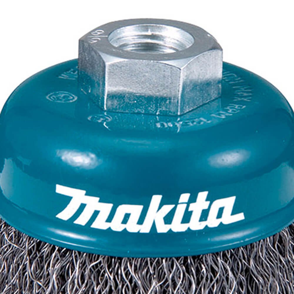Escova de Aço Copo Ondulado Blister 75mm M14 - Makita