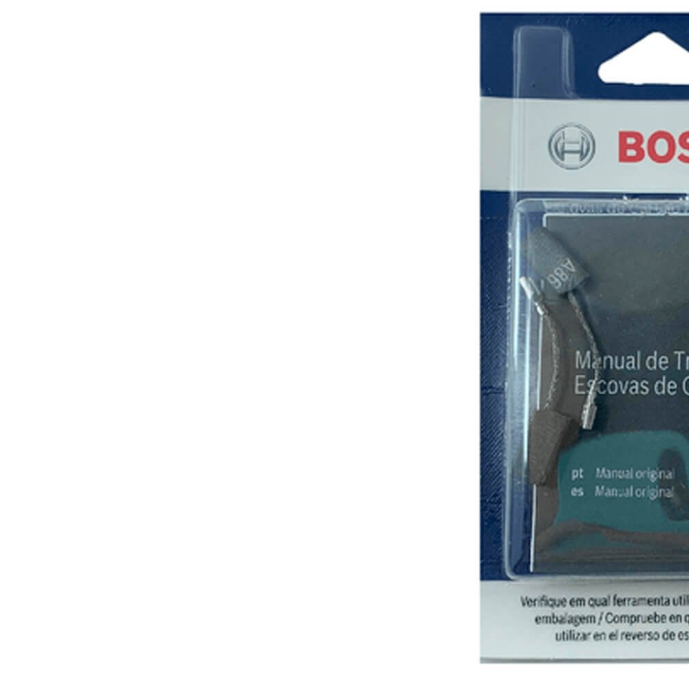 Escova de Carvão BLISTER GWS 6 / GGS 28 - 160701418X - Bosch