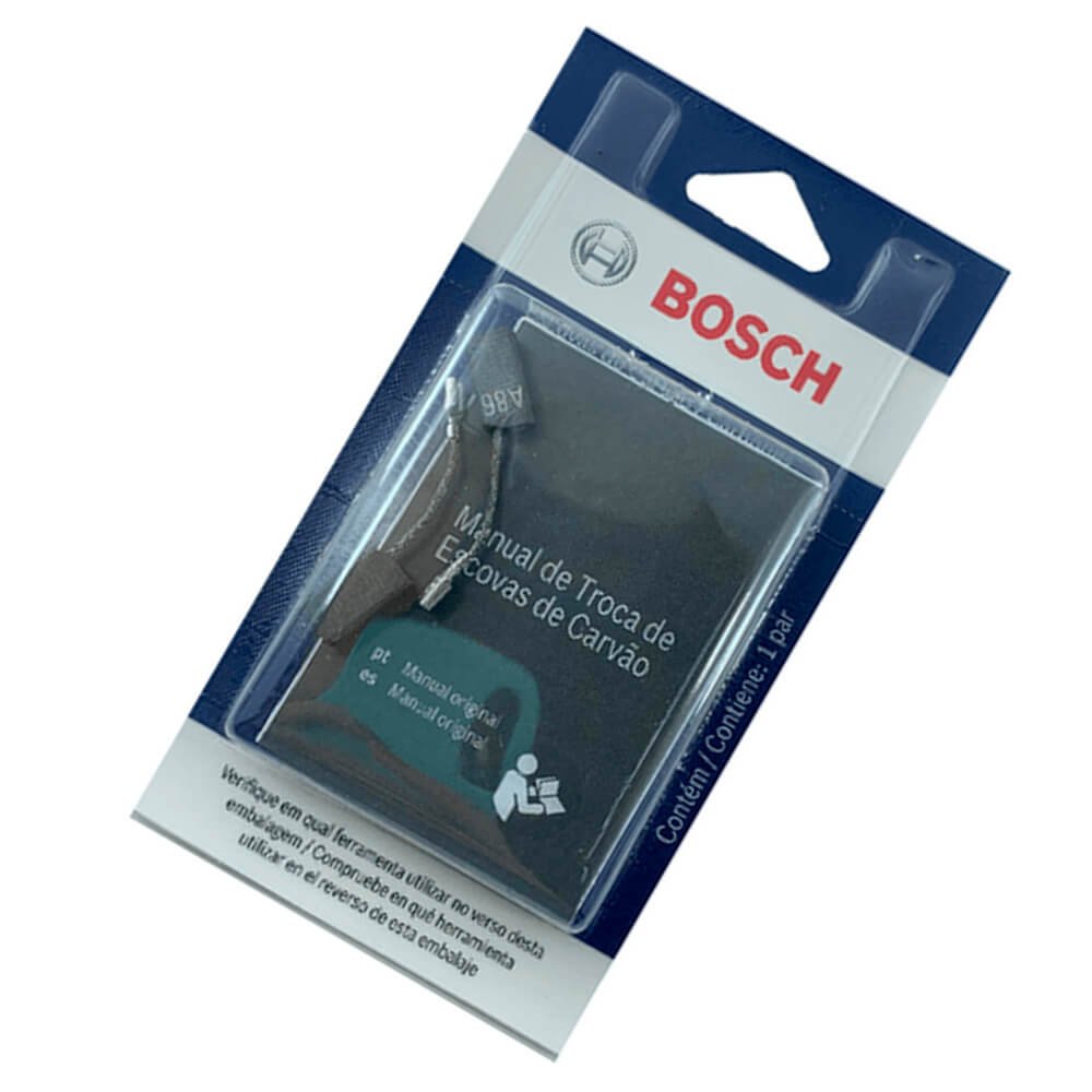 Escova de Carvão BLISTER GWS 6 / GGS 28 - 160701418X - Bosch