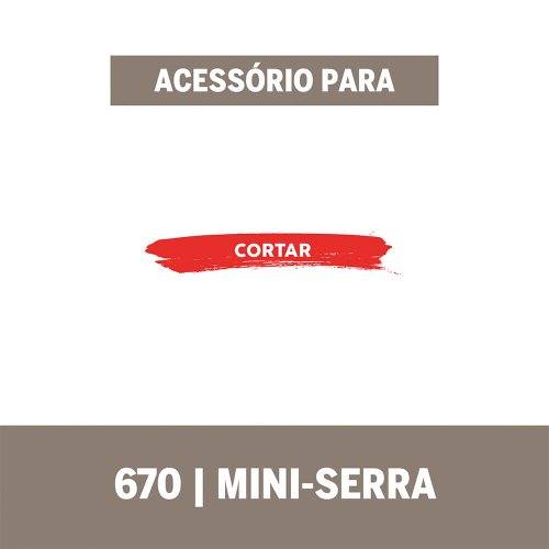 Acoplamento para Minisserra Circular Ref.: 670 - Dremel