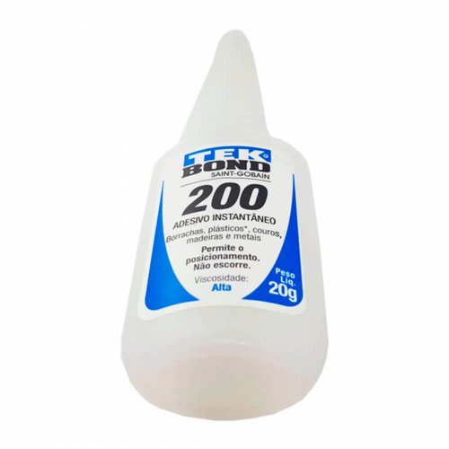 Adesivo Instantâneo 200 20G Bico Antientupimento - TekBond