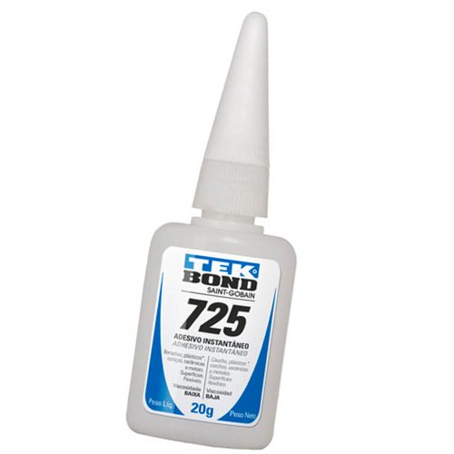 Adesivo Instantâneo 725 20G Bico Antientupimento - TekBond
