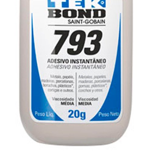 Adesivo Instantâneo 793 20G Blister - TekBond