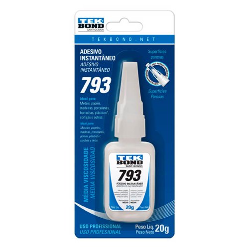 Adesivo Instantâneo 793 20G Blister - TekBond