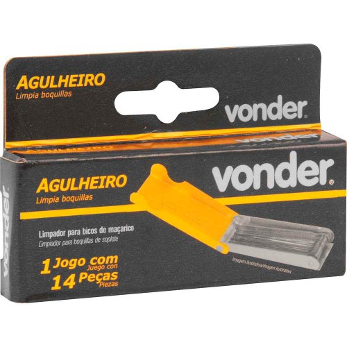Agulheiro Limpador para Bicos de Corte e Extensões de Solda 14 peças - Vonder