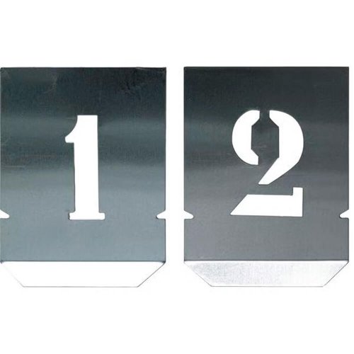 Algarismo Chapa Vazada 100 mm - Noll 136.0005