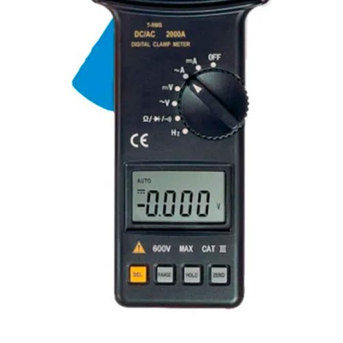 Alicate Amperímetro 2000A AC/DC CAT. III TRUE RMS ET-3960 - Minipa