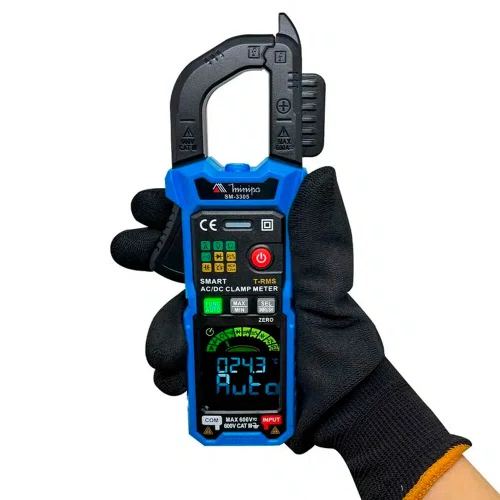Alicate Amperímetro SMART NCV CAT. III 600V SM-3305 - Minipa