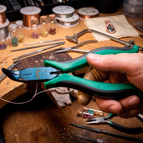 Alicate Bico Meia-Cana Curvo 5" - Sata