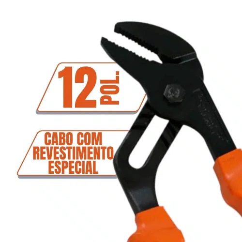 Alicate Bomba D' Água Isolado 1000V 12" - Tramontina