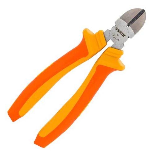 Alicate Corte Diagonal 6" Isolado Emborrachado - Sata