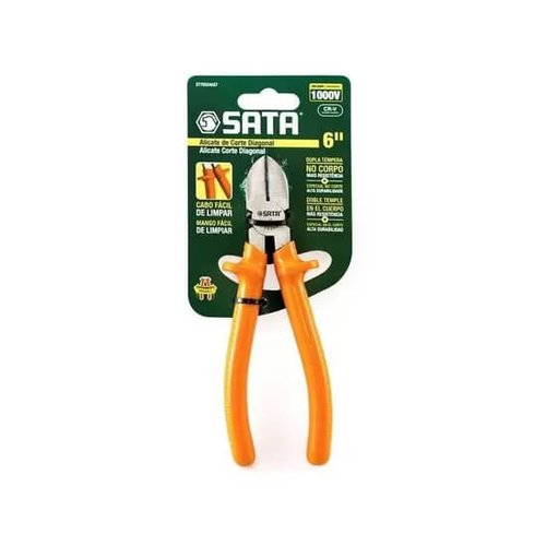 Alicate Corte Diagonal 6" Isolado - ST70024AST - Sata