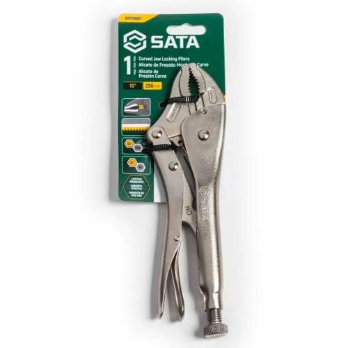 Alicate de Pressão Mordente Curvo 10" - ST71103ST - Sata