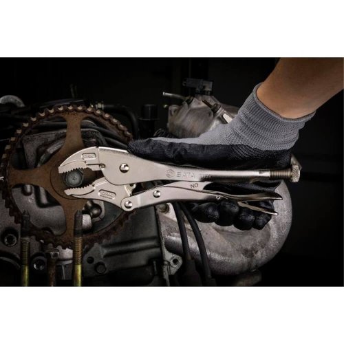 Alicate de Pressão Mordente Curvo 10" - ST71103ST - Sata