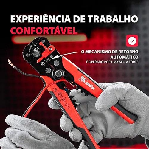 Alicate Desencapador de Fios 0,2 - 6 Ajuste Automático - MTX