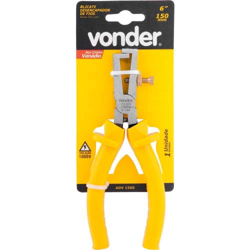 Alicate Desencapador de Fios 6" 1000V VDC - Vonder