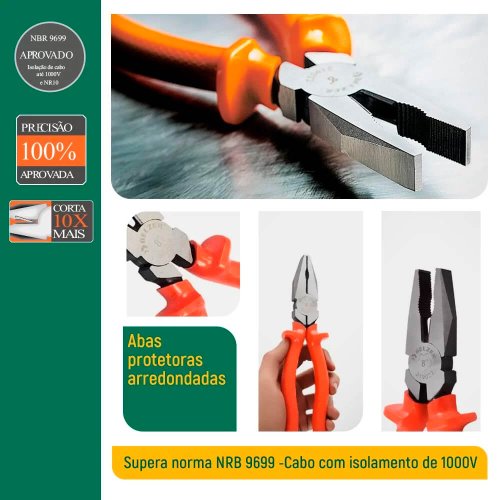 Alicate Universal 8" - 219022BBR - Belzer