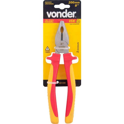 Alicate Universal 8" CRV VDE - Vonder