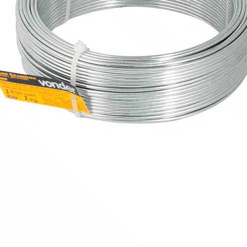 Arame Galvenizado Comercial BWG 20 Rolo 1kg 0,89mm - Vonder