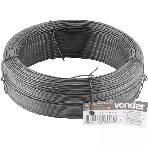 Arame Recozido BWG 18 Rolo com 1kg - Vonder