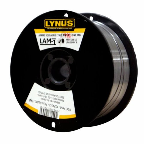 Arame Solda MIG AWS E71T-GS 1KG 0,8M - Lynus