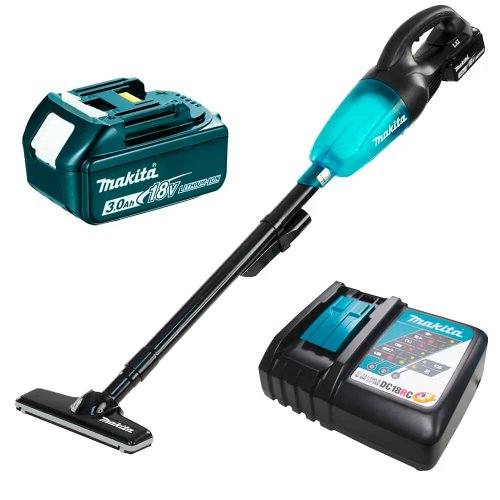 Aspirador de Pó à Bateria 18V Portátil - Makita DCL180RFB