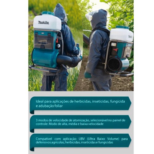 Atomizador Pulverizador Costal à Bateria 40V - PM001GL201 - Makita