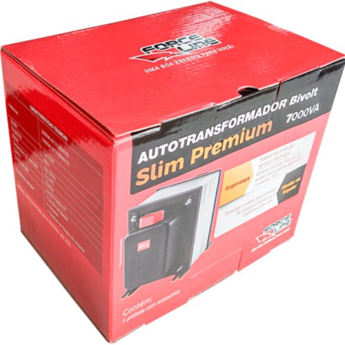 Autotransformador 7000VA Tom. 20A Slim Premium - Force Line