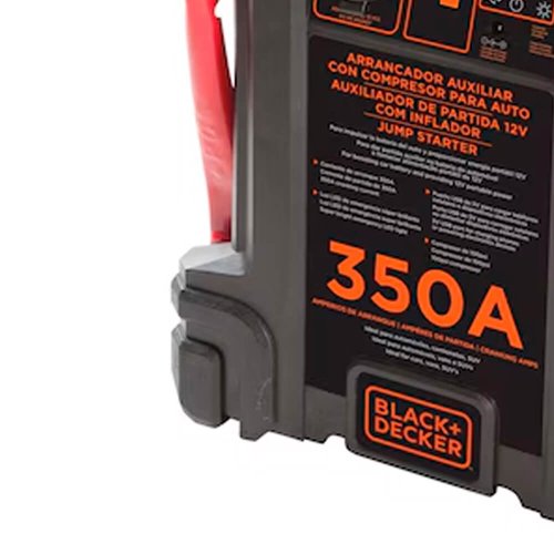 Auxiliar de Partida e Inflador 12V 7AH 350A Bivolt - Black & Decker