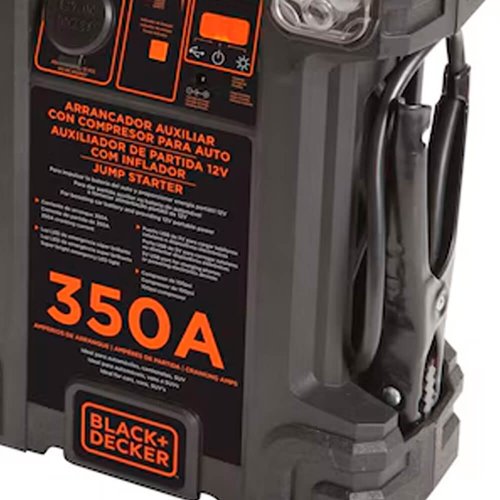 Auxiliar de Partida e Inflador 12V 7AH 350A Bivolt - Black & Decker