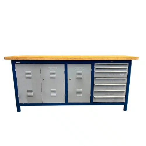 Bancada Fechada 2m com 7 Gavetas 207CDF - Fercar