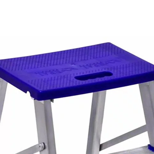 Banqueta Escada Doméstica em Alumínio com 3 Degraus - Real Escadas