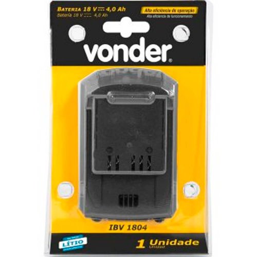 Bateria 18V íons de Lítio 4Ah IBV 1804 - Vonder