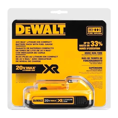 Bateria Li-Ion 20V Max 2.0Ah DCB203 B3 - N587486 - Dewalt