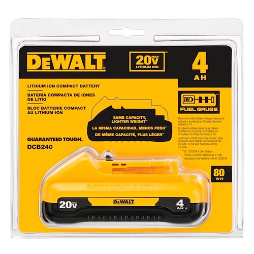 Bateria LI-ION Compacta XR 4Ah 20V Max - Dewalt