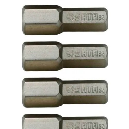 Bit Hexagonal 1/4" x 25mm x 6mm com 5 peças - Sata