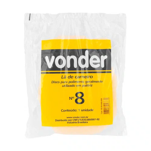 Boina de Lã de Caneiro para Polimento 8 - 6099000008 - Vonder
