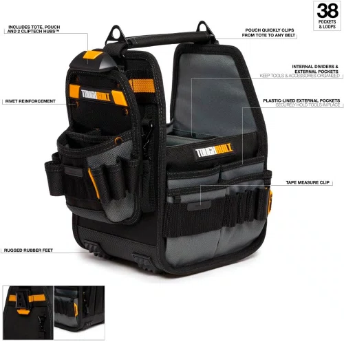Bolsa para Ferramentas Tipo Tote 8" Cliptech - Toughbuilt